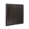 Renson 1061641 - rejilla de lamas de superficie 436 300x300 ral 9005 negro | 10 piezas