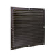 Renson 1061641 - rejilla de lamas de superficie 436 300x300 ral 9005 negro | 10 piezas