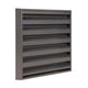 Renson 1062414 - rejilla de pared de superficie vrac alu 431 (225x225) estructura 7016 | 2 piezas