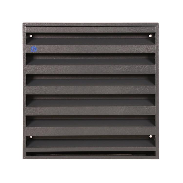 Renson 1062414 - rejilla de pared de superficie vrac alu 431 (225x225) estructura 7016 | 2 piezas