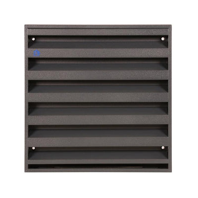 Renson 1062414 - vrac opbouw muurrooster alu 431 (225x225) structuur 7016 | 2 stuks