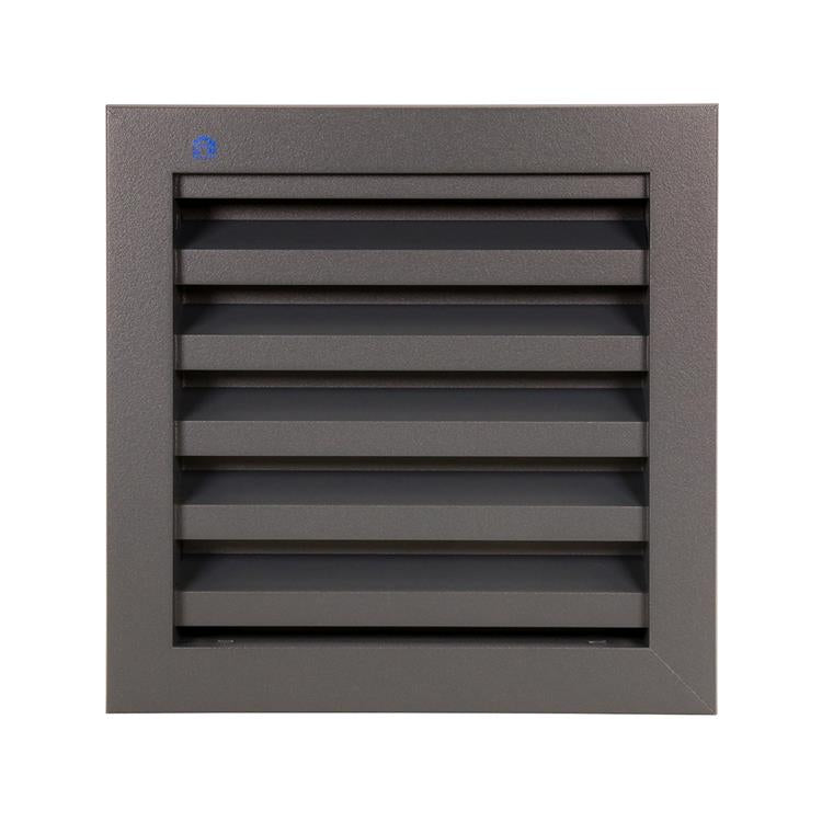 Renson 1062410 - rejilla empotrada en pared vrac alu 411 (200x200) estructura 7016 | 2 piezas
