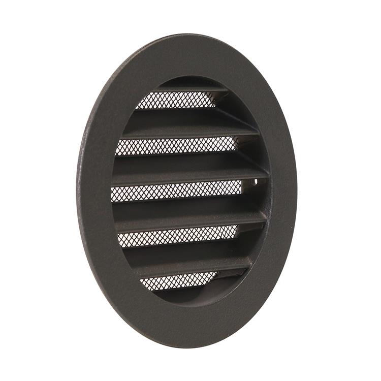 Renson 1062419 - rejilla redonda empotrada aluminio 434r (dia 100) estructura 7016 | 10 piezas