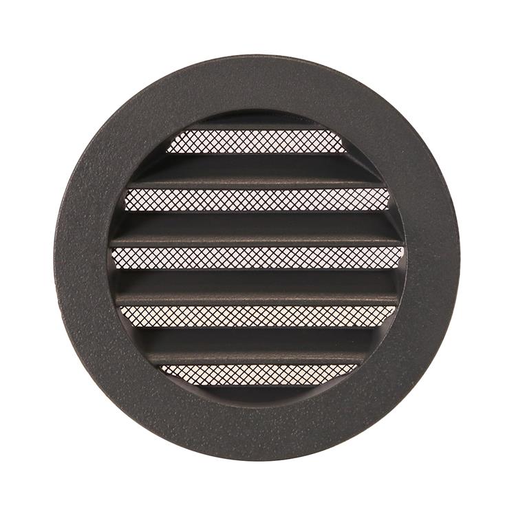 Renson 1062419 - rejilla redonda empotrada aluminio 434r (dia 100) estructura 7016 | 10 piezas