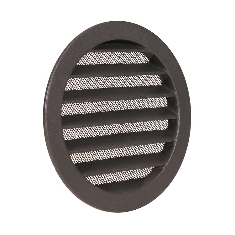Renson 1062421 - rejilla redonda empotrada aluminio 434r (dia 150) estructura 7016 | 10 piezas