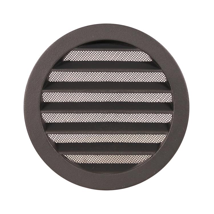 Renson 1062421 - rejilla redonda empotrada aluminio 434r (dia 150) estructura 7016 | 10 piezas