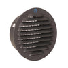 Renson 1062423 - Rejilla de lamas empotrada redonda aluminio 435r (dia 100) estructura 7016 | 8 piezas