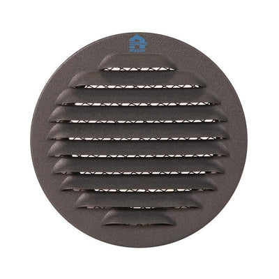 Renson 1062423 - inb.schoepenrooster rond alu 435r (dia 100) structuur 7016 | 8 stuks