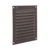 Renson 1062426 - Rejilla de lamas de superficie plana aluminio 436 (150x150) estructura 7016 | 10 piezas