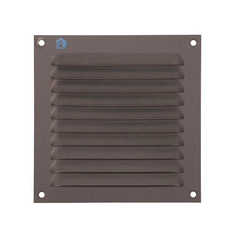 Renson 1062426 - Rejilla de lamas de superficie plana aluminio 436 (150x150) estructura 7016 | 10 piezas