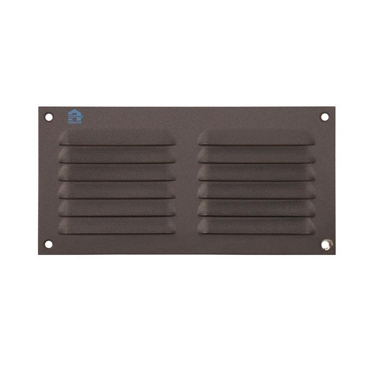 Renson 1062427 - Rejilla de lamas de superficie plana aluminio 436 (200x100) estructura 7016 | 10 piezas