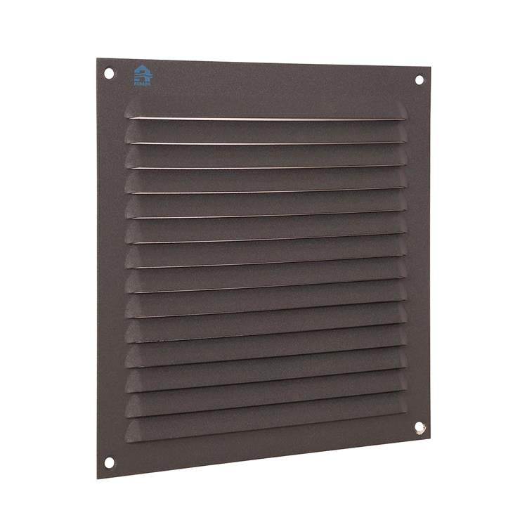 Renson 1062428 - Rejilla de lamas de superficie plana aluminio 436 (200x200) estructura 7016 | 10 piezas