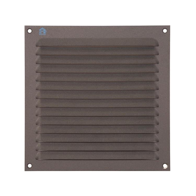 Renson 1062428 - Rejilla de lamas de superficie plana aluminio 436 (200x200) estructura 7016 | 10 piezas