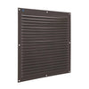 Renson 1062430 - Rejilla de lamas de superficie plana aluminio 436 (300x300) estructura 7016 | 10 piezas