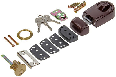 Yale 1019121 - serratura da applicare marrone | 1 pz