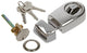 Yale 1019108 - cerradura de llanta niquelada mate | 1 pieza