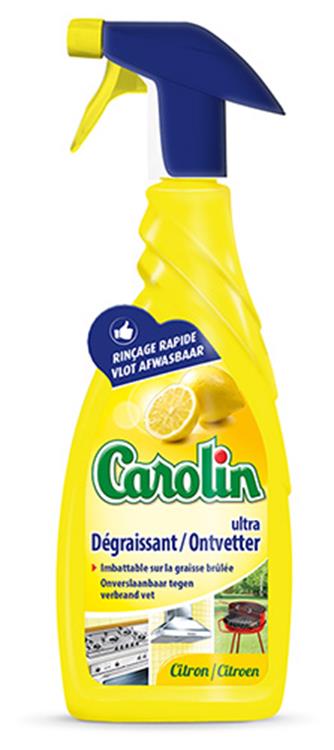 Carolin 1053965 - desengrasante spray limón 650 ml | 6 piezas