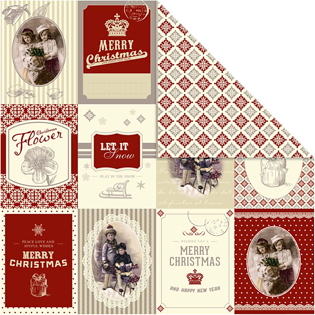 Papel de diseño vivi gade, hoja 30,5x30,5 cm, 120 gr, 5 hojas 1 caja