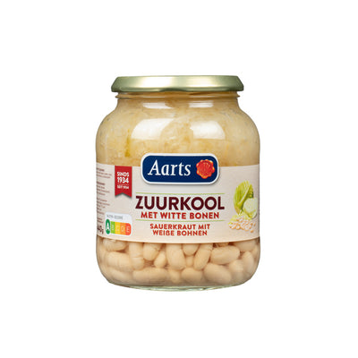 Aarts zuurkool witte bonen glas (6x 720ml)