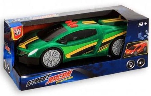 TOI-TOYS STREET RAVER CAR con luce e verde suono