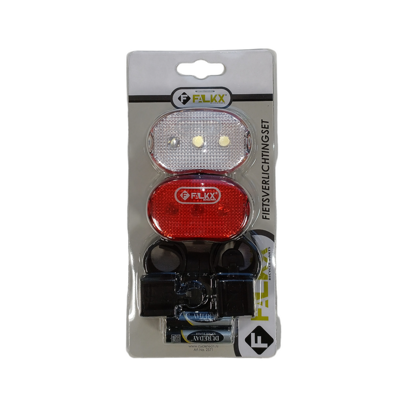 FALKX LED verlichting set MTB, Falkx (hangverpakking).