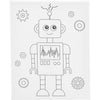Creativ company schildercanvas met print robot - 24x30cm