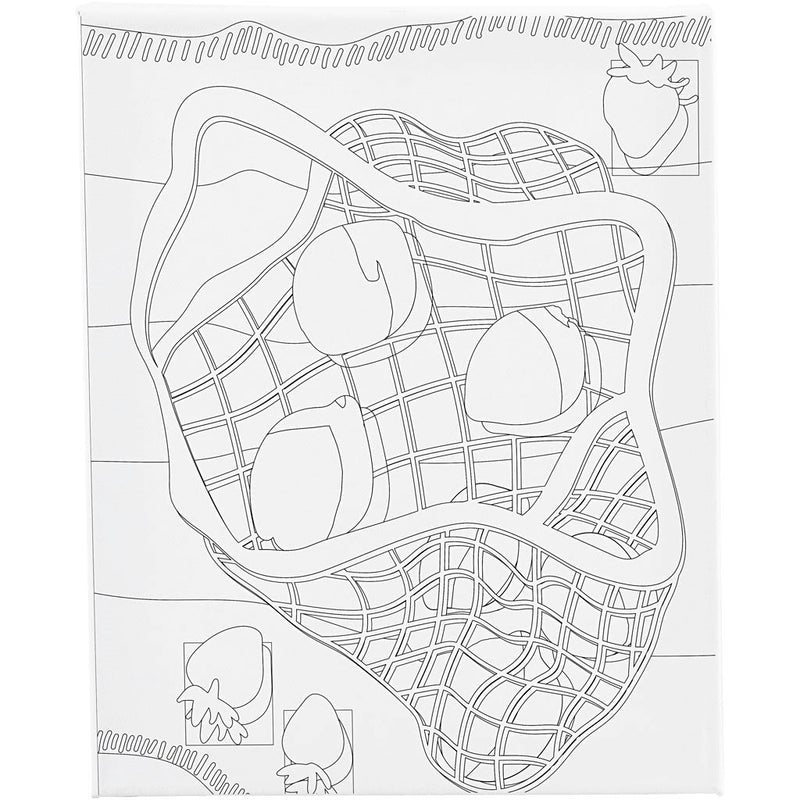 Quadro su tela Creativ Company con stampa, agrumi, d: 1,6 cm, misura 24x30 cm, 360 g, 1 pezzo