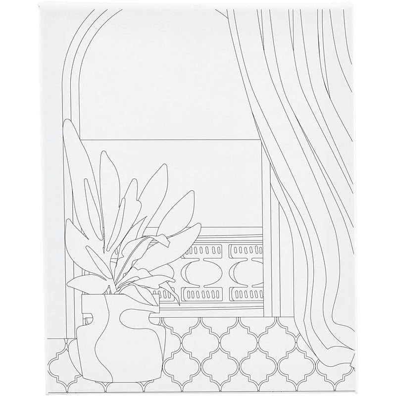 Quadro su tela Creativ Company con stampa, cornice, d: 1,6 cm, misura 24x30 cm, 360 gr, 1 pezzo