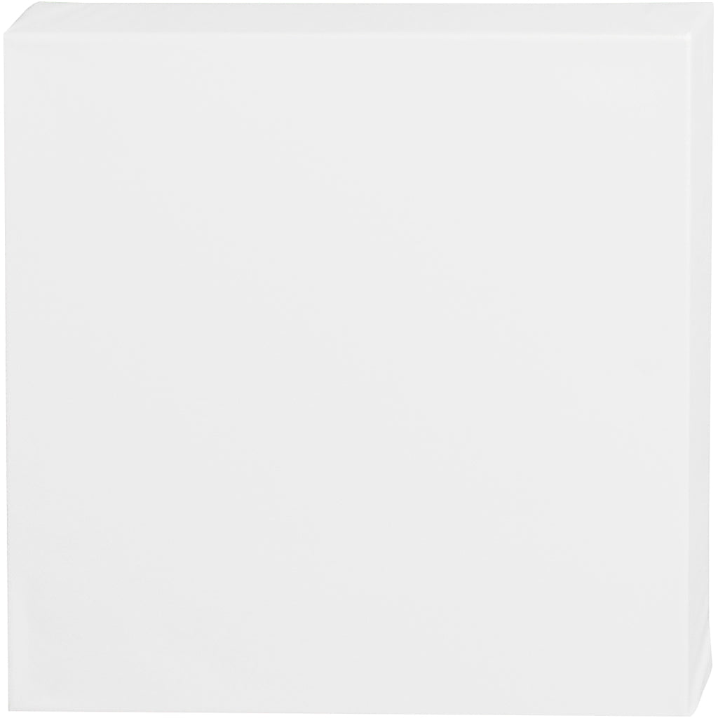 Lienzo Creativ Company, d: 3,7 cm, dimensiones 30x30 cm, 360 gr, blanco, 1 unidad