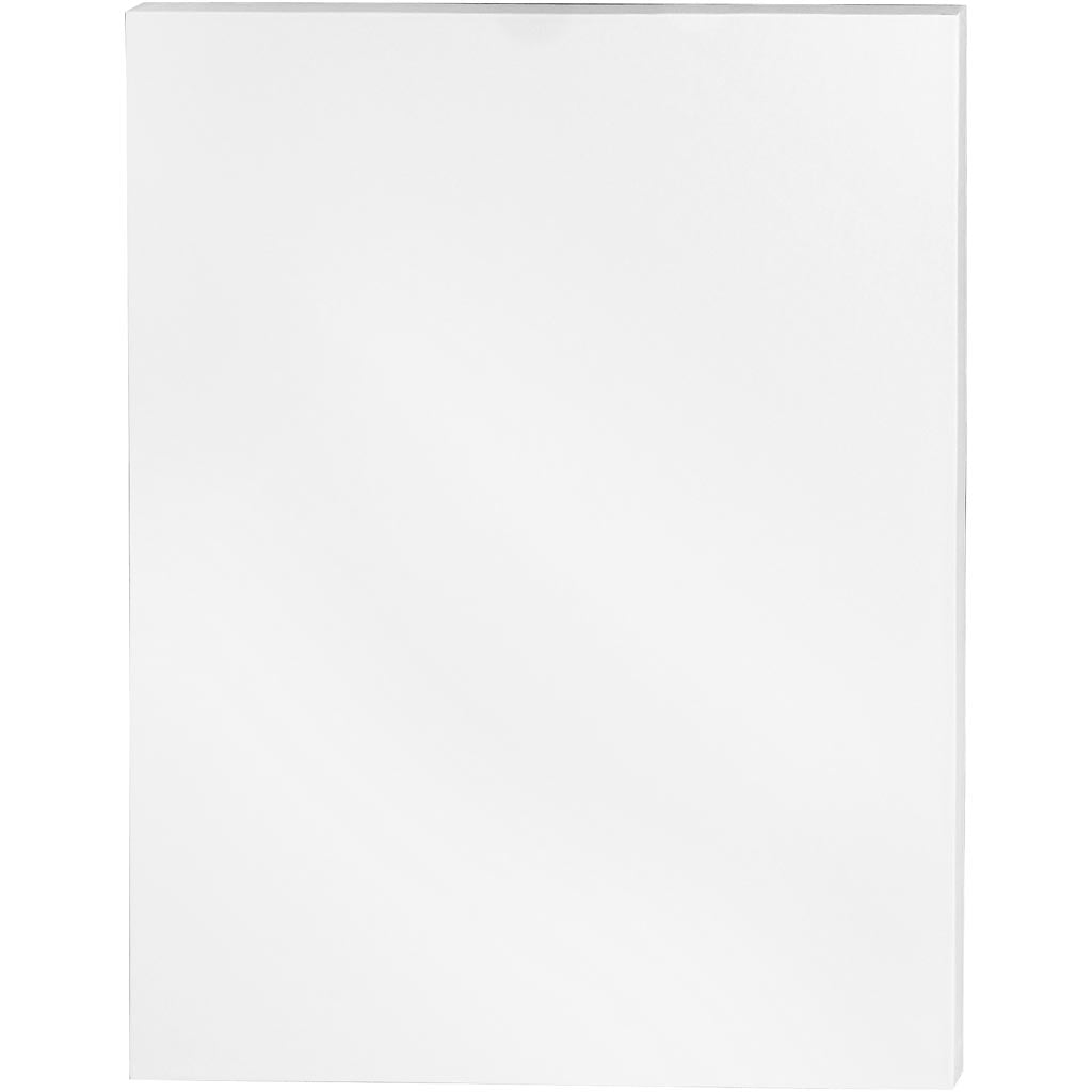 Tela Creative Company, d: 3,7 cm, misura 70x90 cm, 360 gr, bianco, 5 pezzi 1 scatola