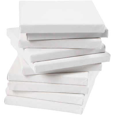 Tela Creative Company, d: 1,6 cm, misura 15x15 cm, 280 g, bianco, 80 pezzi 1 scatola