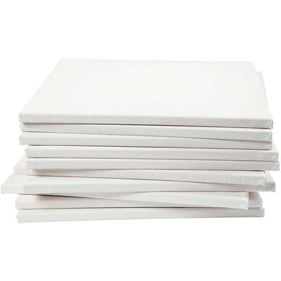 Tela Creative Company, d: 1,6 cm, misura 40x40 cm, 280 g, bianco, 40 pezzi 1 scatola