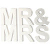 Lettere aziendali Creativ, signor signora, h: 17,5 cm, p: 4,5 cm, bianco, 1 set