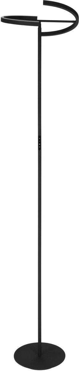 Lampada da terra Eglo castelpoto - LED - 180 cm - bianco e nero - dimmerabile - inclinabile