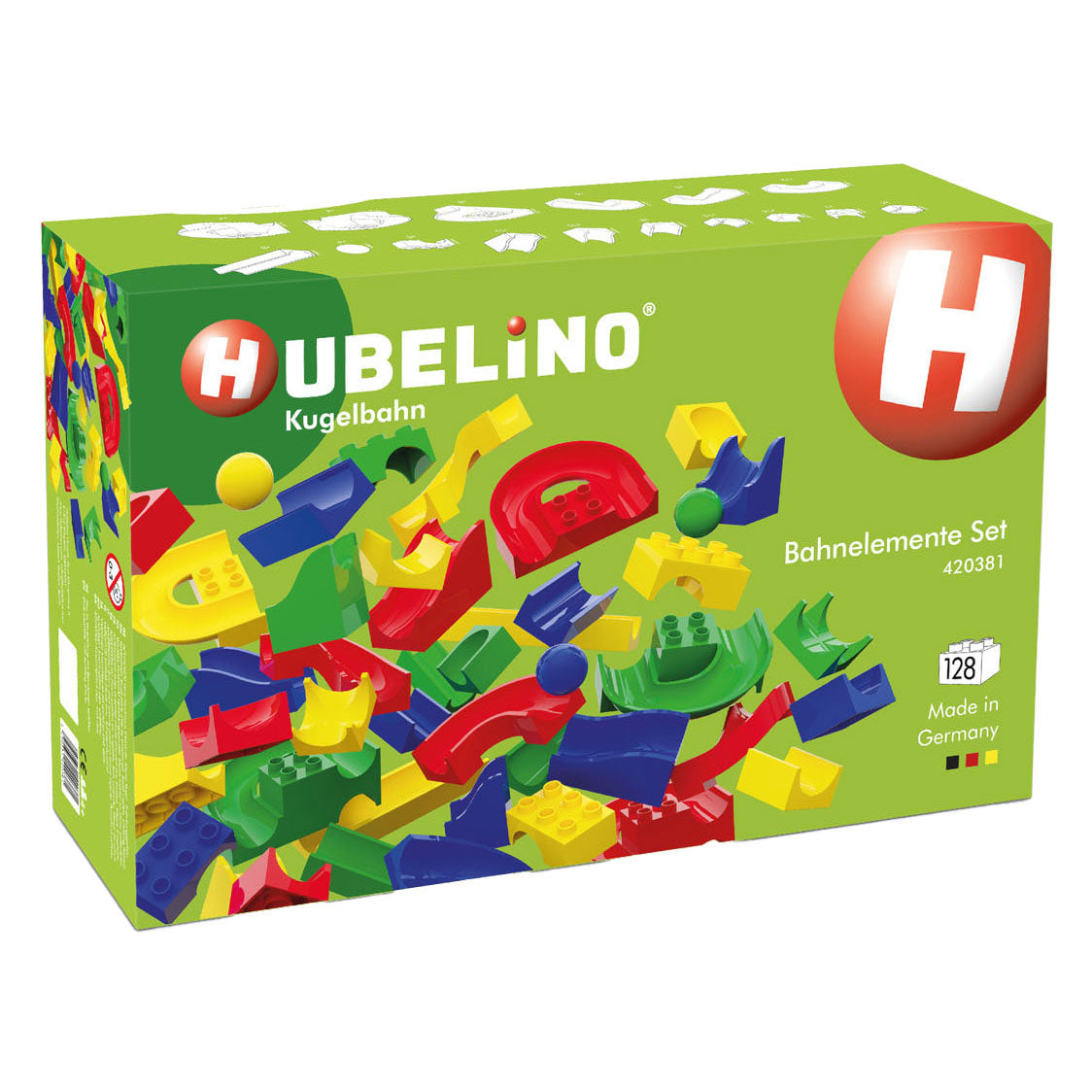Elementos de Baan Baan Hubelino Knikkeraan, 128dlg.