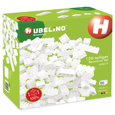 Hubelino Builds Blocks White, 120dlg.