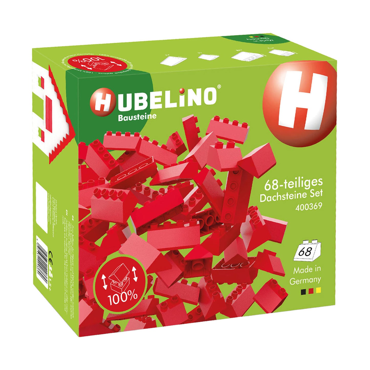Bloques de construcción de baldosas de techo de Hubelino, 68dlg.