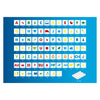Hubelino Letters Leren Leerblokken, 85dlg.