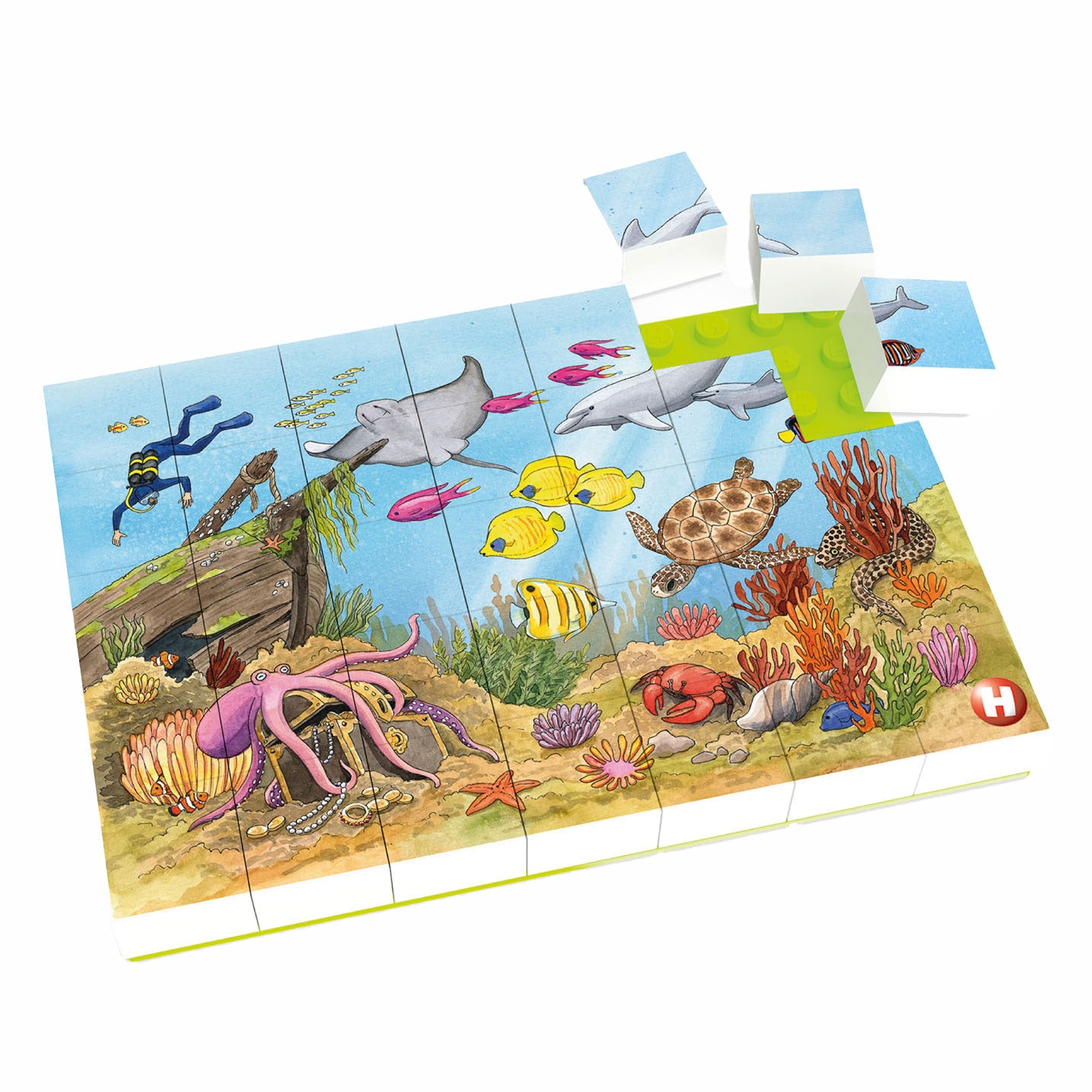 Hubelino Block Puzzle Underwater World, 35º.