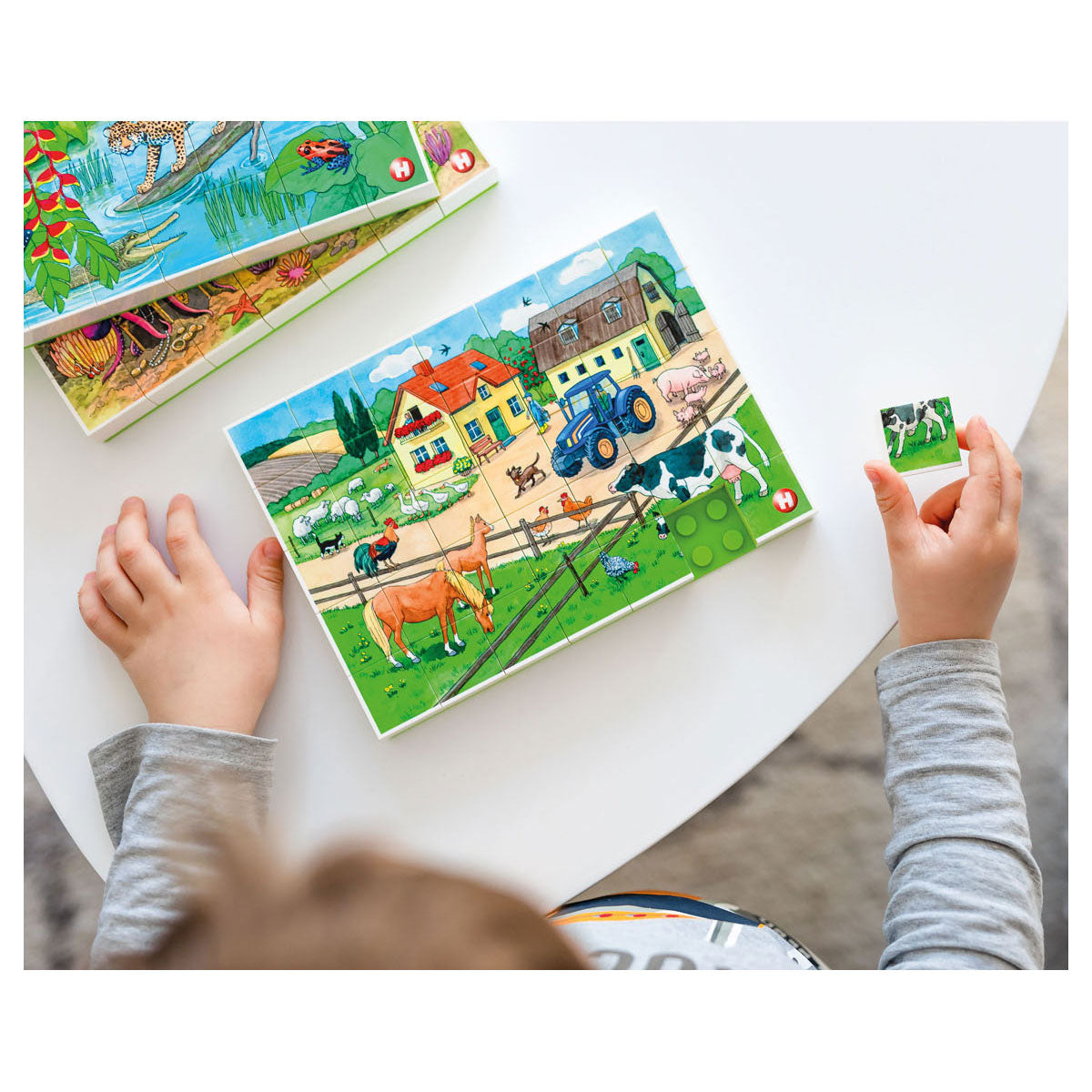Hubelino Block Puzzle Life en la granja, 35º.