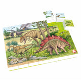 Hubelino Block puzzle Dinosaurus World, 35st. - afbeelding 1