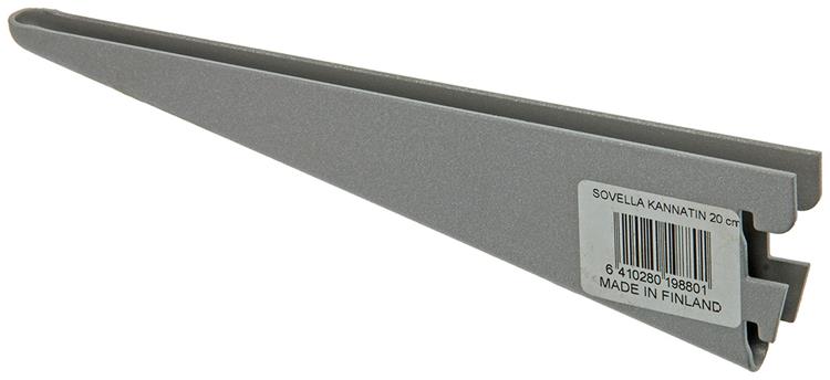 Sovella 1013121 - soporte doble efecto plateado. 20cm | 20 piezas