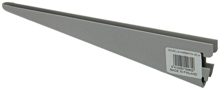 Sovella 1013122 - soporte doble efecto plateado. 25cm | 20 piezas