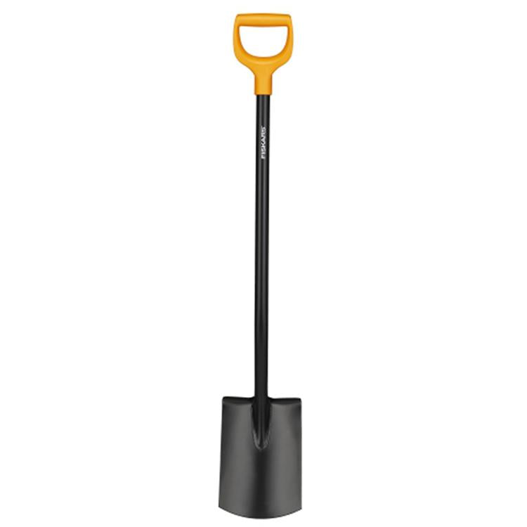 Fiskars 1062581 - pala de jardín maciza redonda | 1 pieza