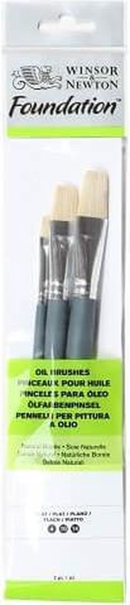 Set 2 pennelli per fondotinta ad olio Winsor Newton