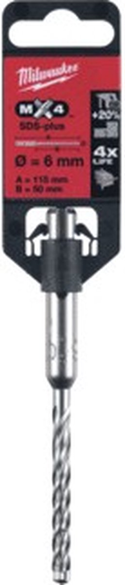 Accessori Milwaukee trapano a percussione sds-plus | mx4 6x110x50 mm - 4932352011