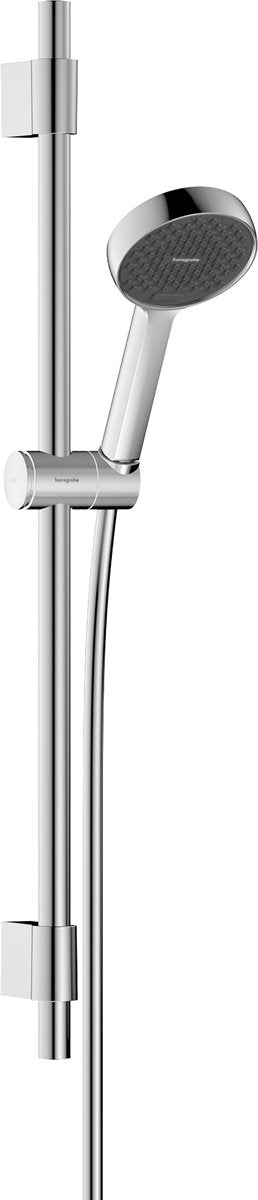 Hansgroheactivatera s - set doccia - ecosmart water saving - comando a pulsante select - dimensione 95mm - con asta scorrevole varia 72 cm - 2 funzioni getto - cromo