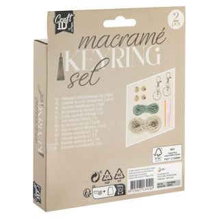 Creative Craft Group Macrame Key Chains, 2st.