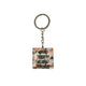 Portachiavi Gerkimex con testo 3,5x3,5x2 cm