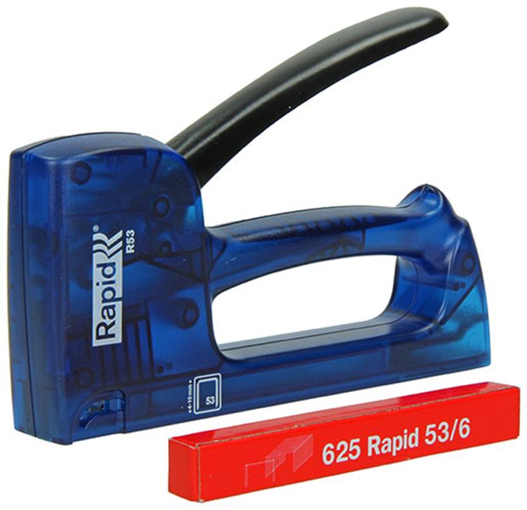 Rapid 1011507 - grapadora r 53 x ray azul | 1 pieza